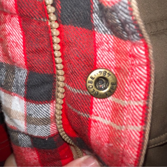 2000’s Trail’s End Cotton Puffer Vest with flannel lining - beige - Picture 7 of 9